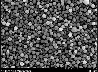 Colloidal polystyrene nanoparticles 1�m