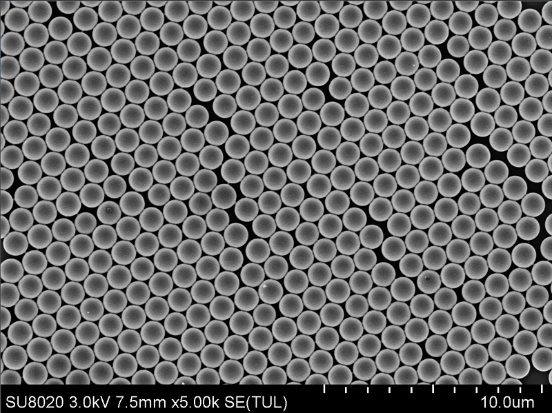 non-functionalized or carboxyl polystyrene microparticles